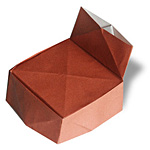 Оригами кресло