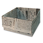 Оригами мусорка из газеты