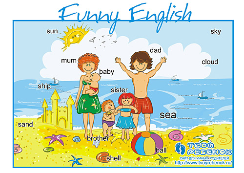 Учим английские слова с детьми