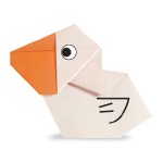 Оригами пеликан