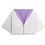 Оригами тельняшка