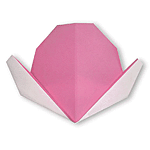Оригами персик
