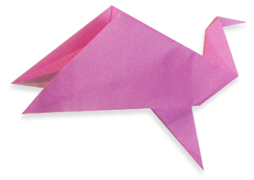Оригами птица